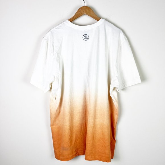 2/$30 Life Is Good Crusher Tee Surfing Bear White Graphic Logo Tshirt XXL - Picture 3 of 5